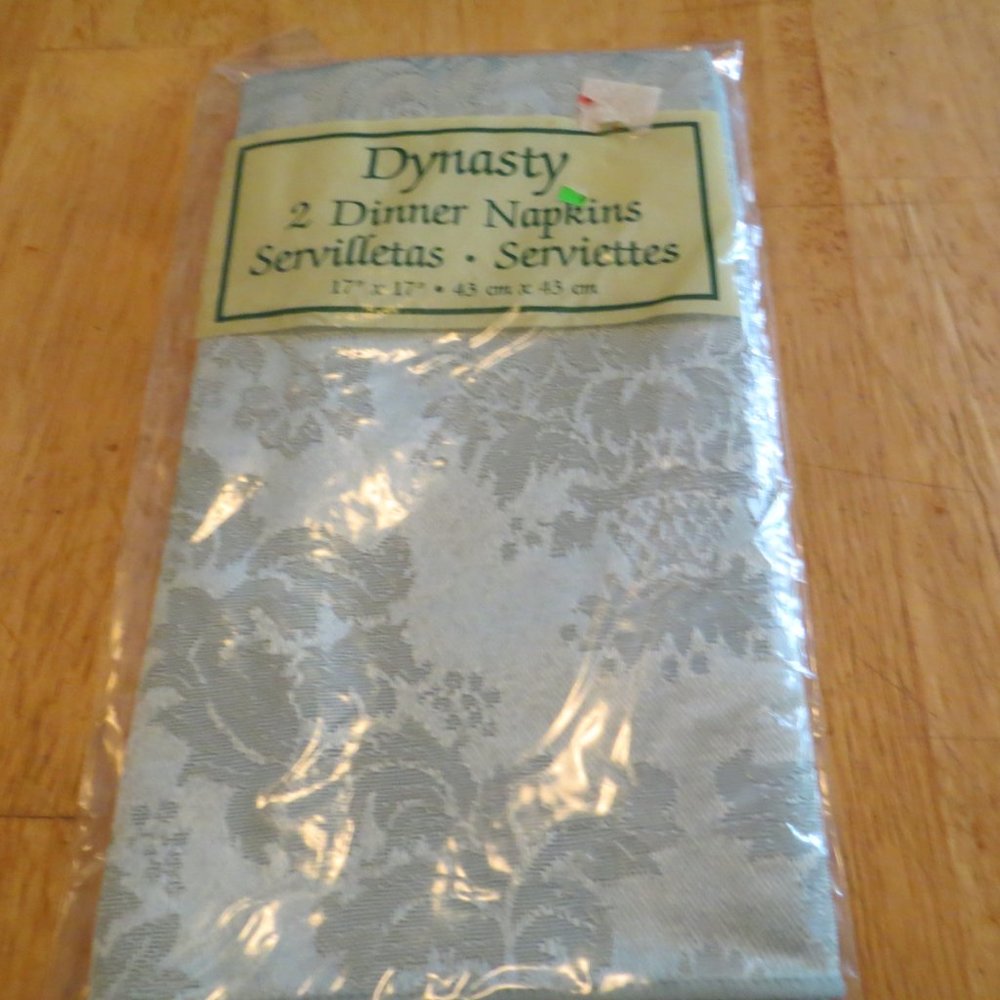 2pk Dynasty Dinner Napkins, Green